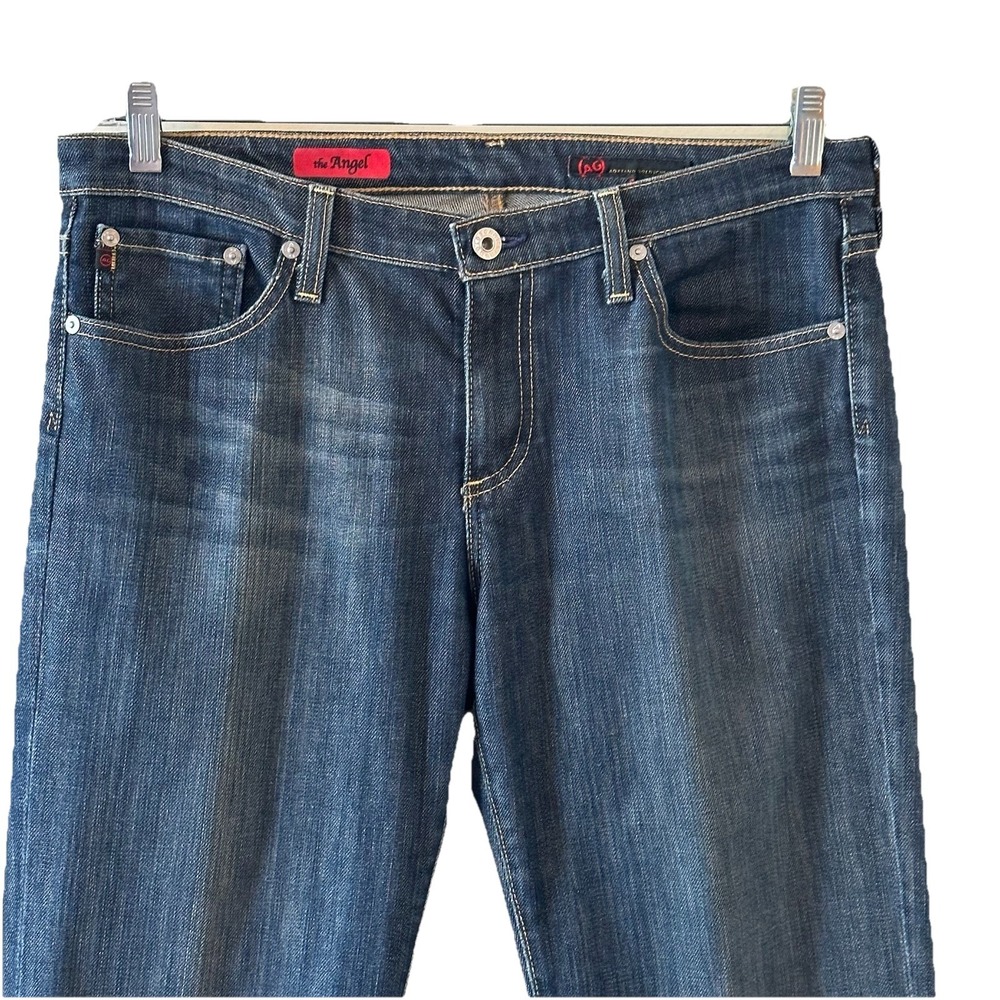 Adriano Goldschmied AG "The Angel" Flared Bootcut Blue Denim Jean Pants USA‎ 32R - Picture 4 of 16